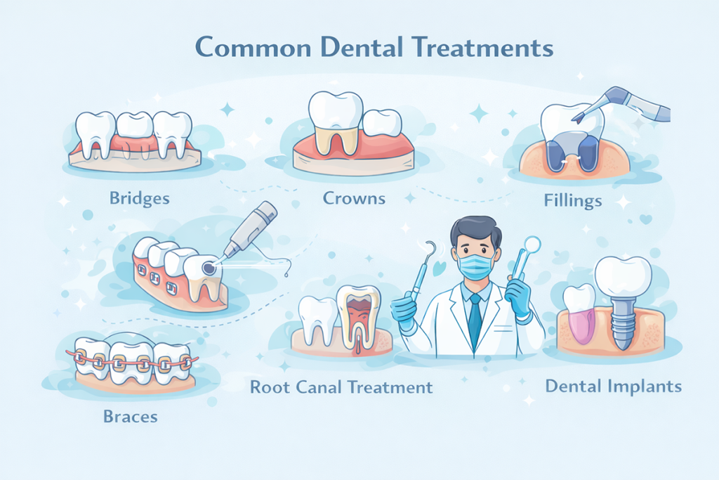 common dental treatments