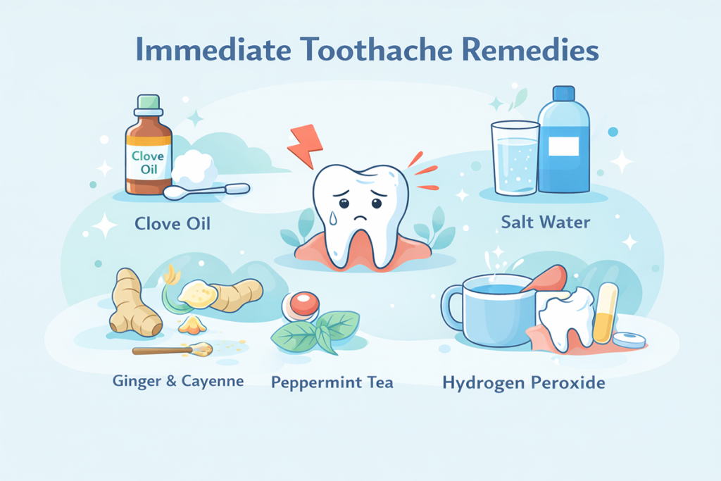 immediate toothache remedies