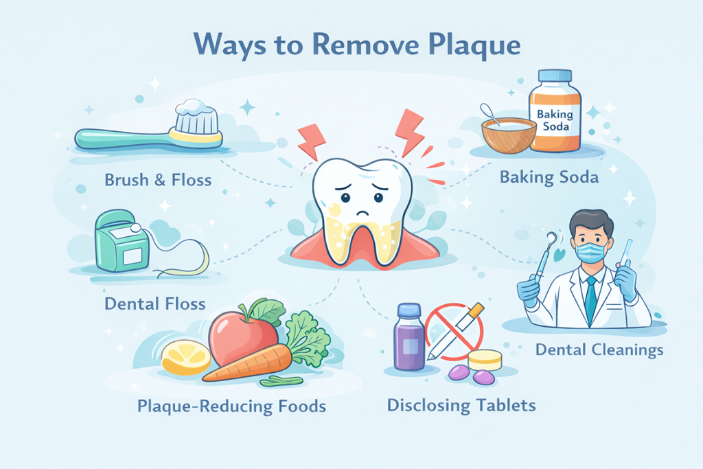 ways to remove plaque