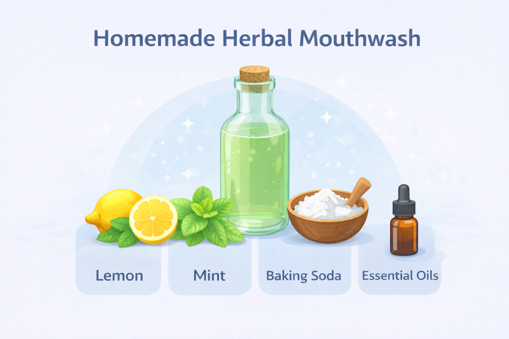 herbal mouthwash at home