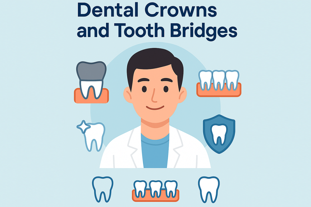dental crowns and tooth bridges