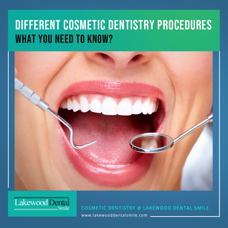 Different Cosmetic Dentistry Procedures What you need to know