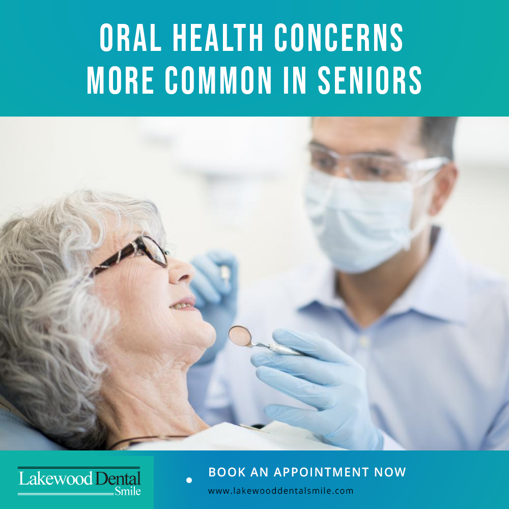 Some major oral health worries common in older people
