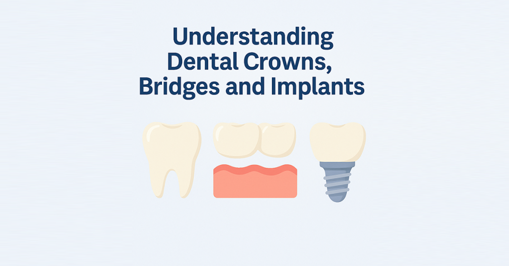 crowns bridges and implants