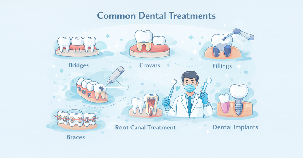 common dental treatments