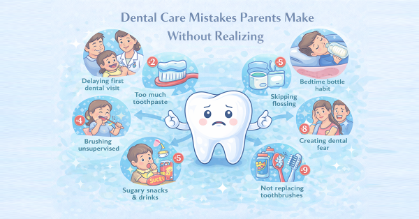 dental care mistakes parents make
