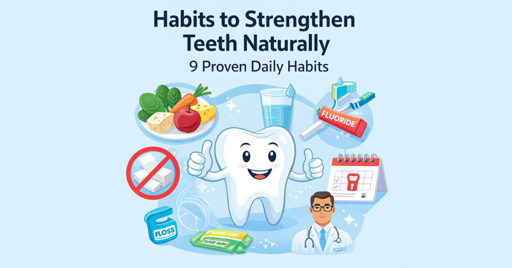 habits to strengthen teeth