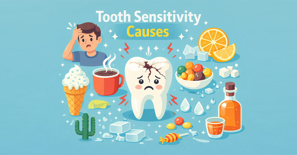 tooth sensitivity causes